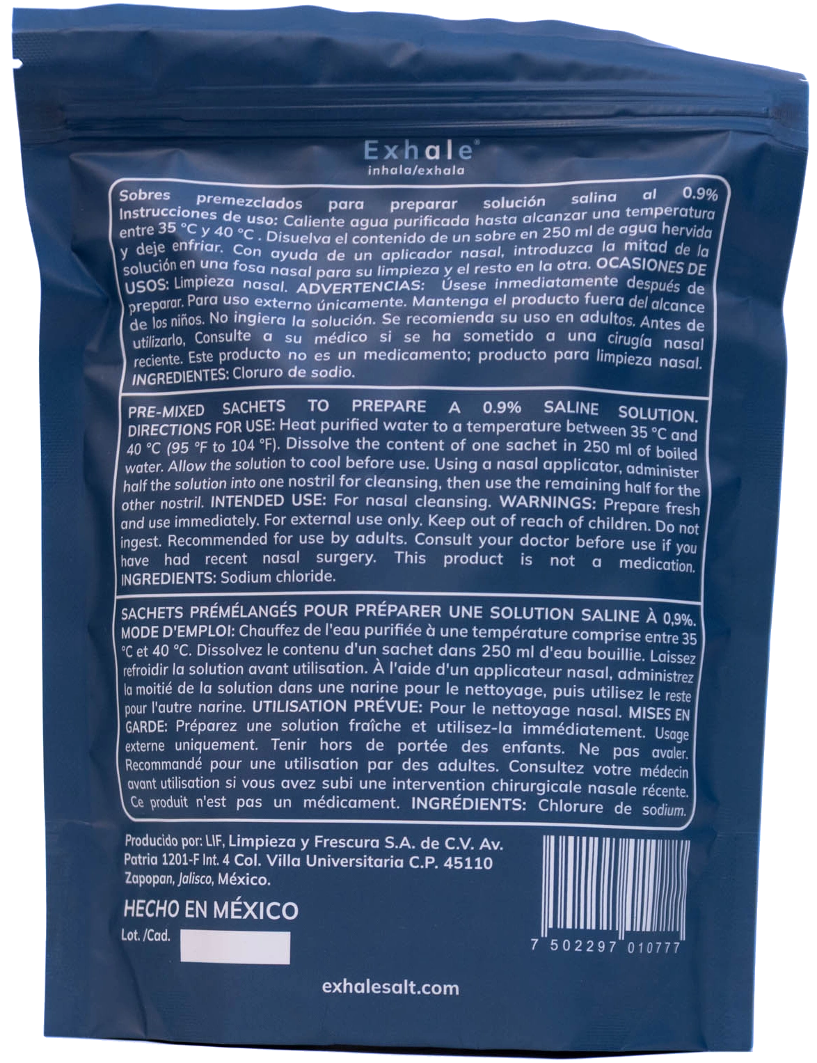 Exhale 120 sobres - Image 2